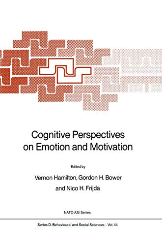 Imagen de archivo de Cognitive Perspectives on Emotion and Motivation (Nato Science Series D:, 44) a la venta por HPB-Red