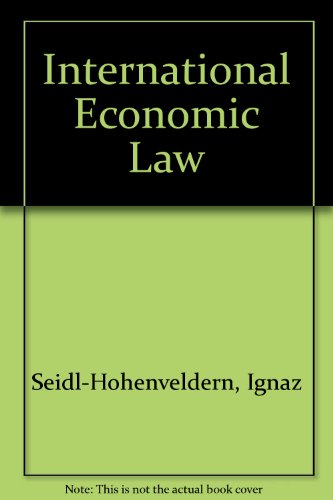 Stock image for International Economic Law. for sale by Kloof Booksellers & Scientia Verlag