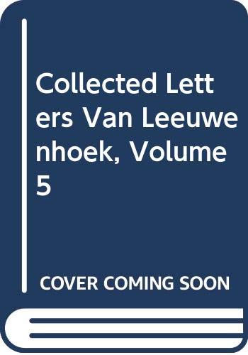 9789026500442: Collected Letters Van Leeuwenhoek