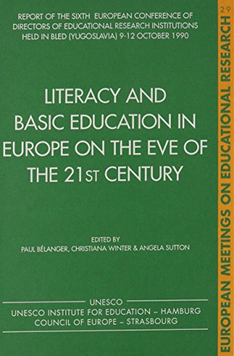 Beispielbild fr Literacy and Basic Education in Europe on the Eve of the 21st Century zum Verkauf von Ammareal