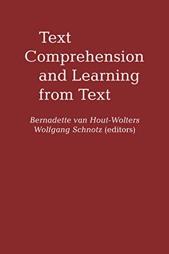 Beispielbild fr Text Comprehension And Learning zum Verkauf von Blackwell's