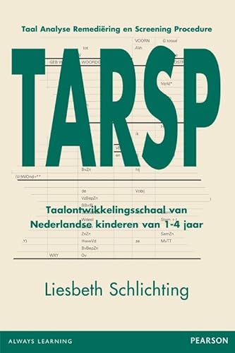 Stock image for TARSP: taal analyse remediering en screening procedure taalontwikkelingsschaal van Nederlandse kinderen van 1-4 jaar for sale by medimops