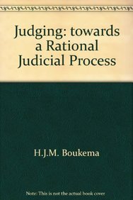 Stock image for Judging: Towards a Rational Judicial Process for sale by Anybook.com