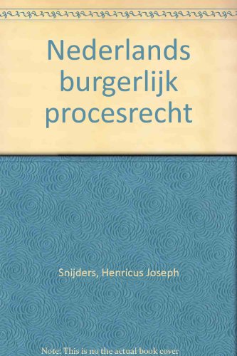 9789027145086: Nederlands burgerlijk procesrecht (Dutch Edition)