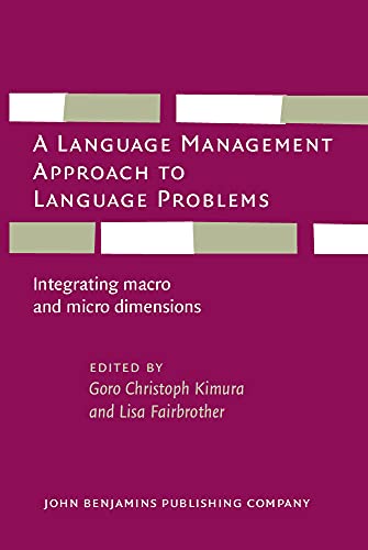 Image d'archives pour A Language Management Approach to Language Problems (Studies in World Language Problems) mis en vente par Books From California