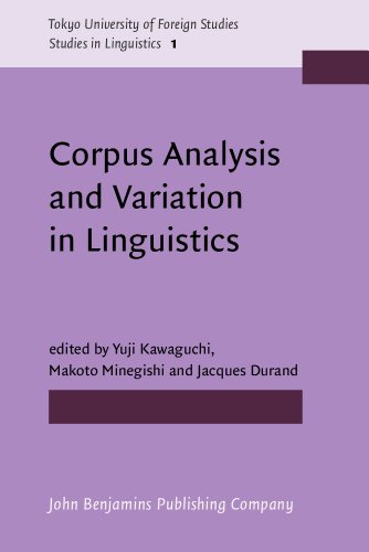 Stock image for Corpus Analysis and Variation in Linguistics (Tokyo University of Foreign Studies) for sale by Books From California