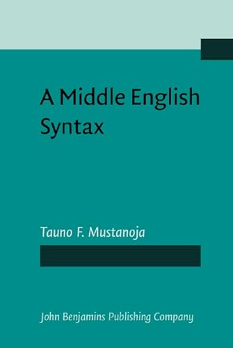 9789027212405: A Middle English Syntax (Not in series)