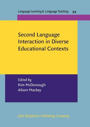 9789027213099: Second Language Interaction in Diverse Educational Contexts: 34
