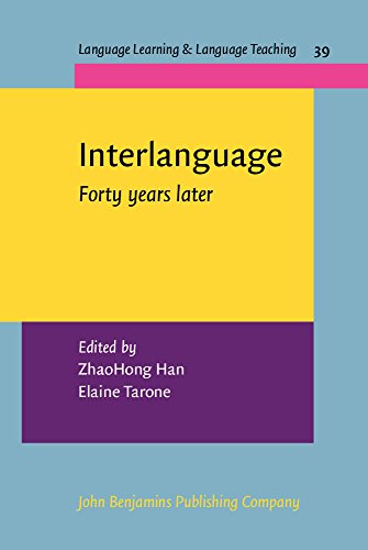 Stock image for Interlanguage: Forty years later (Language Learning & Language Teaching) for sale by Books From California