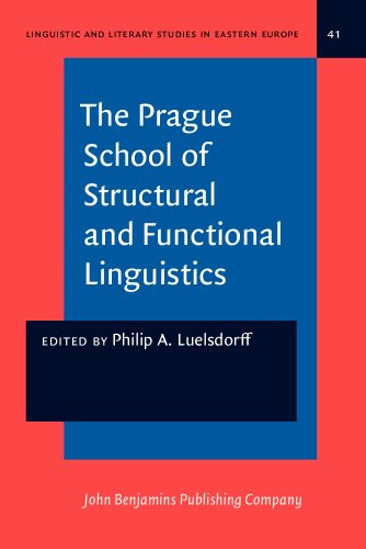 9789027215505: The Prague School of Structural and Functional Linguistics: 41