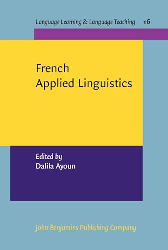 Beispielbild fr French Applied Linguistics (Language Learning and Language Teaching) zum Verkauf von Books From California