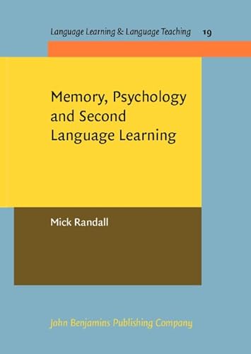 9789027219787: Memory, Psychology and Second Language Learning: 19