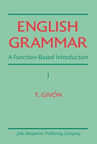 Stock image for English Grammar: A Function-Based Introduction (Volume 1) for sale by Anybook.com