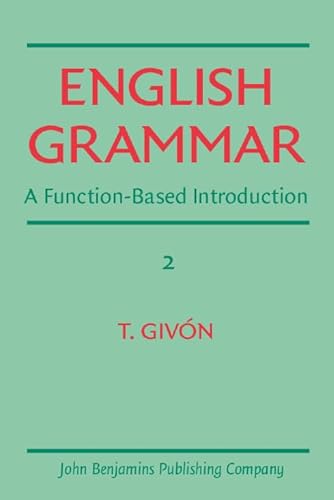 Beispielbild fr English Grammar: A Function-Based Introduction (Volume 2) zum Verkauf von Anybook.com