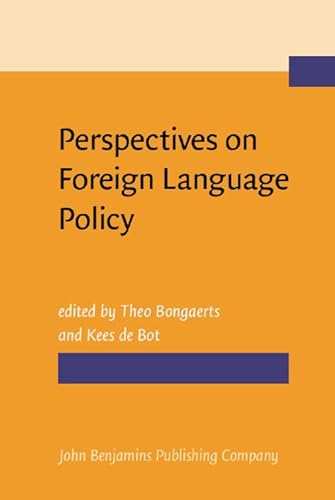 Beispielbild fr Perspectives on foreign-language policy. Studies in honour of Theo van Els. zum Verkauf von Emile Kerssemakers ILAB