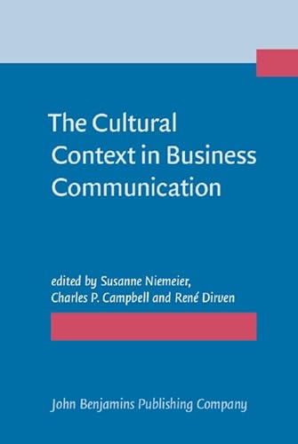 Stock image for The Cultural Context in Business Communication for sale by Anybook.com