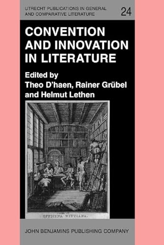 Beispielbild fr Convention and Innovation in Literature (Utrecht Publications in General and Comparative Literature) zum Verkauf von Sequitur Books