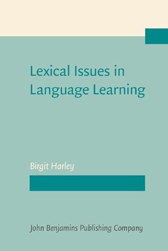 9789027223524: Lexical Issues in Language Learning: 2 (Best of Language Learning)
