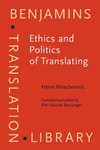 Stock image for Ethics and Politics of Translating for sale by Revaluation Books