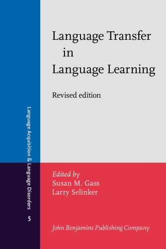 Imagen de archivo de Language Transfer in Language Learning. Revised edition. a la venta por Revaluation Books