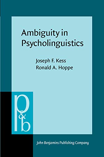 Beispielbild fr Ambiguity in Psycholinguistics (Pragmatics & Beyond) zum Verkauf von Recycle Bookstore