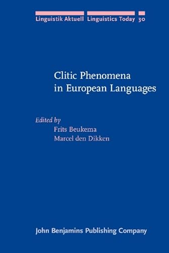 Stock image for Clitic Phenomena in European Languages. for sale by Revaluation Books