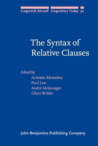 Stock image for The Syntax of Relative Clauses. for sale by Revaluation Books