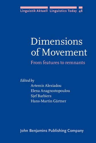 9789027227690: Dimensions of Movement: From features to remnants: 48 (Linguistik Aktuell/Linguistics Today)