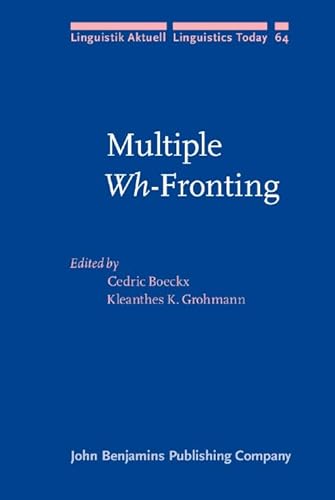 Imagen de archivo de Multiple Wh-Fronting. a la venta por Revaluation Books