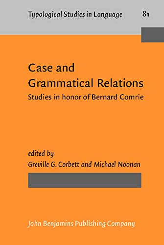 Imagen de archivo de Case and Grammatical Relations: Studies in Honor of Bernard Comrie a la venta por Revaluation Books