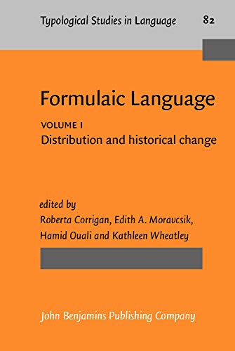 Beispielbild fr Formulaic Language: Distribution and Historical Change: Vol 1 zum Verkauf von Revaluation Books