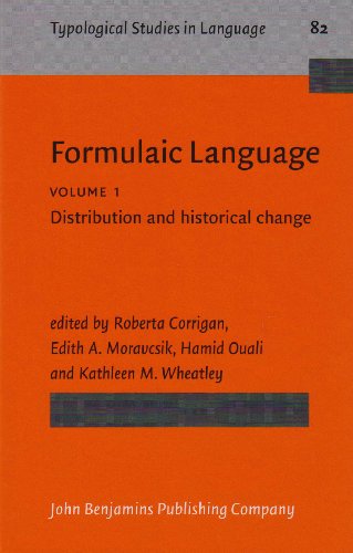 Stock image for Formulaic Language: Volume 1. Distribution and historical change, Volume 2. Acquisition, loss, psychological reality, and functional explanations (Typological Studies in Language) (Vol. 1 & 2) (v. 1) for sale by Books From California