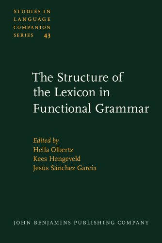 Beispielbild fr The Structure of the Lexicon in Functional Grammar (Studies in Language Companion Series) zum Verkauf von Zubal-Books, Since 1961