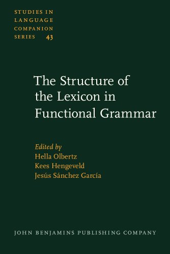 Imagen de archivo de The Structure of the Lexicon in Functional Grammar (Studies in Language Companion Series) a la venta por Zubal-Books, Since 1961
