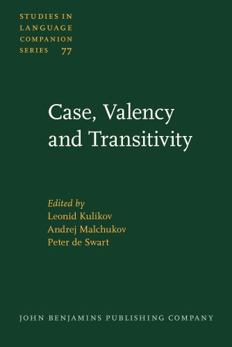 Imagen de archivo de Case Valency And Transitivity a la venta por Revaluation Books