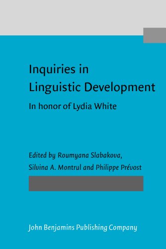 Stock image for Inquiries in Linguistic Development: In honor of Lydia White for sale by Books From California