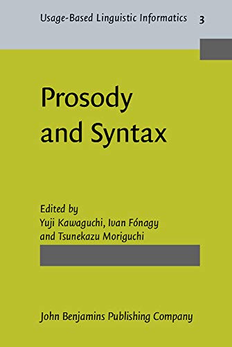 Stock image for Prosody And Syntax: Cross-linguistic Perspectives for sale by Revaluation Books