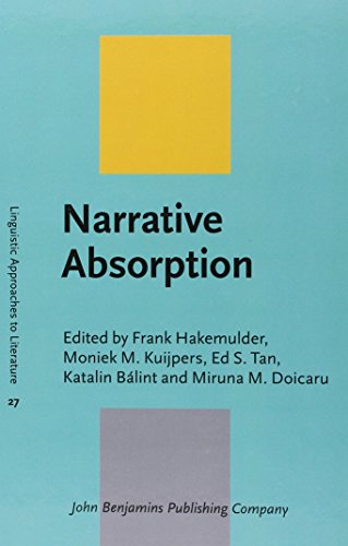 Imagen de archivo de Narrative Absorption (Linguistic Approaches to Literature) a la venta por Rosario Beach Rare Books