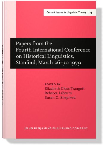 Stock image for Papers from the 4th International Conference on Historical Linguistics . for sale by Ganymed - Wissenschaftliches Antiquariat