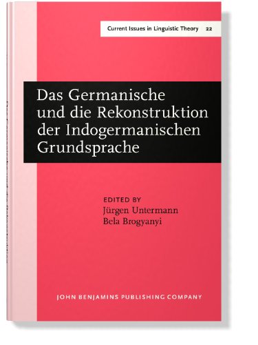 Imagen de archivo de Das Germanische Und Die Rekonstruktion Der Indogermanischen Grundsprache a la venta por Doss-Haus Books