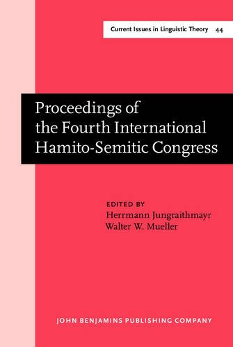 Beispielbild fr Proceedings of the Fourth International Hamito-Semitic Congress, Marburg, 20-22 September, 1983 zum Verkauf von Revaluation Books