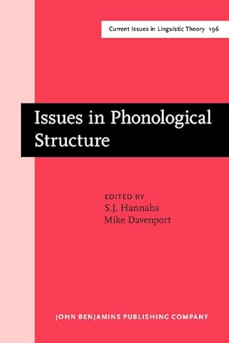 Beispielbild fr Issues in Phonological Structure. Papers from an International Workshop. zum Verkauf von Revaluation Books