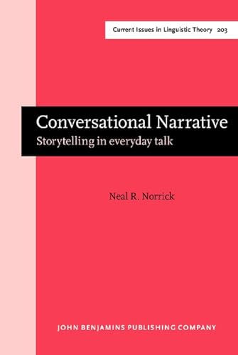 Stock image for Conversational Narrative. Storytelling in everyday talk. for sale by Revaluation Books