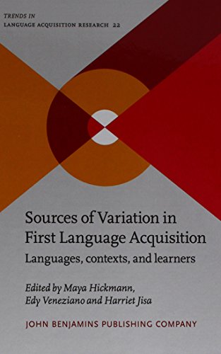 Stock image for Sources of Variation in First Language Acquisition: Languages, contexts, and learners for sale by Asano Bookshop