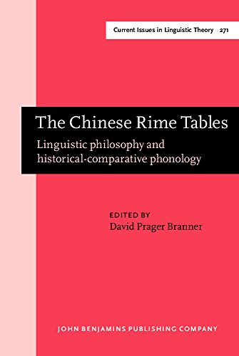 9789027247858: The Chinese Rime Tables (Current Issues in Linguistic Theory)