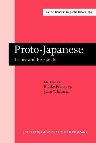9789027248091: Proto-Japanese: Issues and Prospects: 294