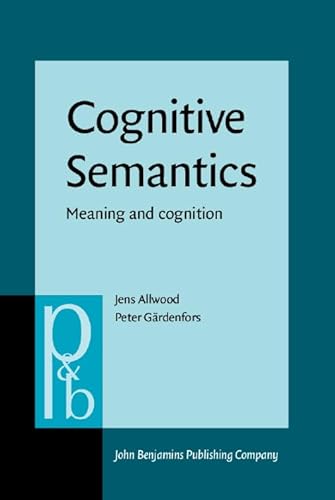 Stock image for Cognitive Semantics. Meaning and cognition. for sale by Revaluation Books
