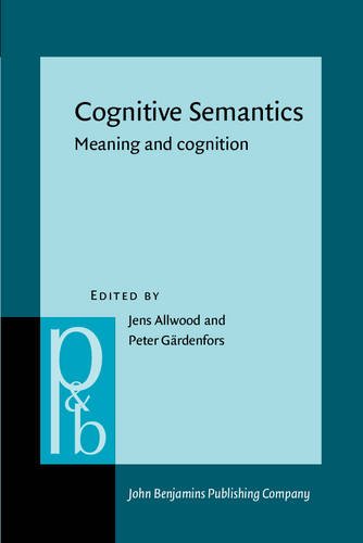 Stock image for Cognitive Semantics (Pragmatics & Beyond New Series) for sale by Books From California