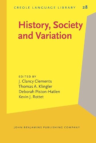 Imagen de archivo de HISTORY SOCIETY AND VARIATION a la venta por Basi6 International