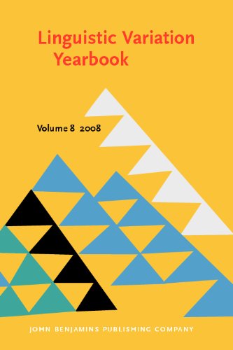 Imagen de archivo de Linguistic Variation Yearbook 2008 a la venta por Books From California
